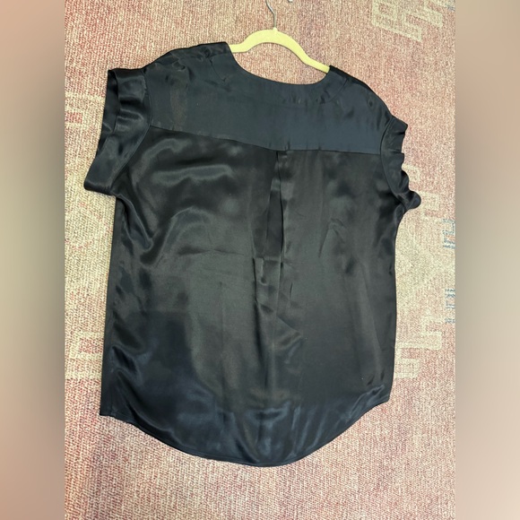 Rails Black Nala Satin oversized v neck dress top size small - Picture 16 of 16